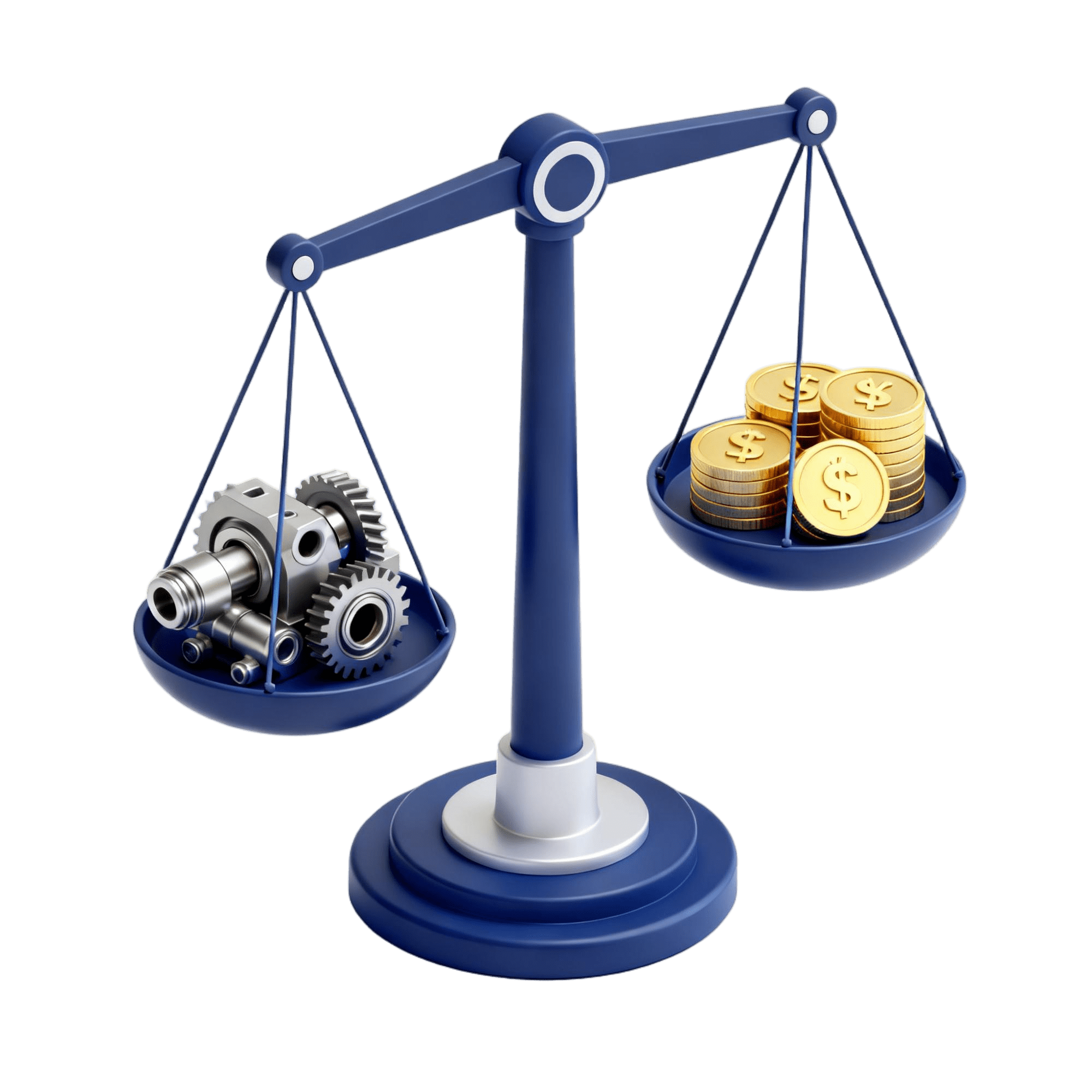High price ratio