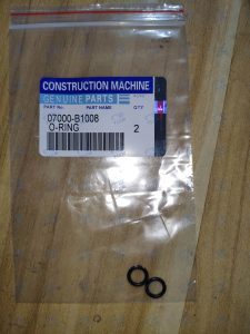 07000-B1008 O-ring for Komatsu PC290 / PC300LC